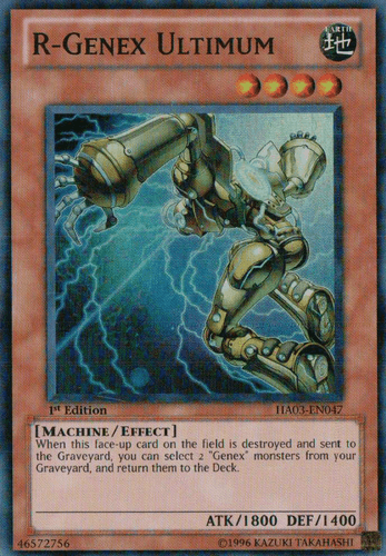 R-Genex Ultimum - HA03-EN047 Super Rare 1st Edition