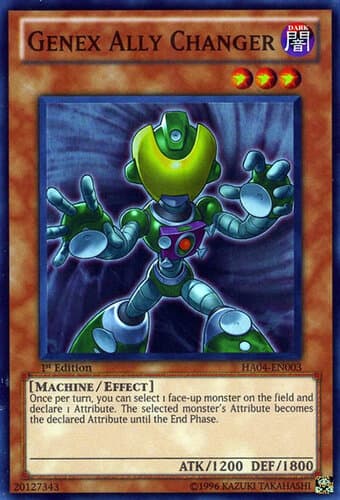 Genex Ally Changer - HA04-EN003 Super Rare Unlimited