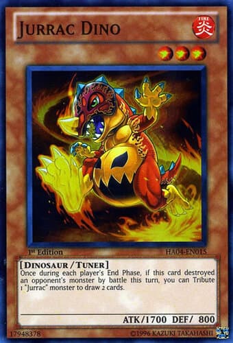 Jurrac Dino - HA04-EN015 Super Rare Unlimited
