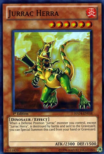 Jurrac Herra - HA04-EN018 Super Rare Unlimited