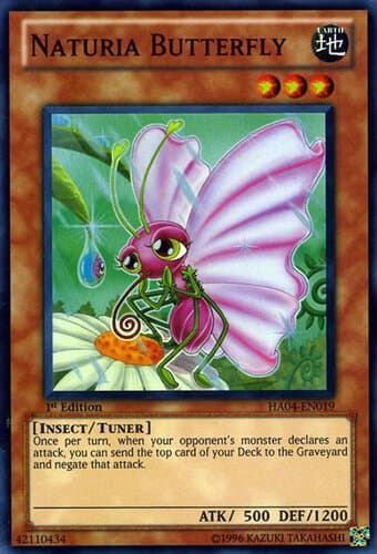 Naturia Butterfly - HA04-EN019 Super Rare Unlimited