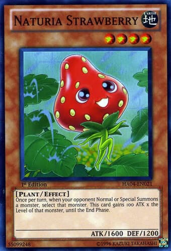 Naturia Strawberry - HA04-EN021 Super Rare Unlimited