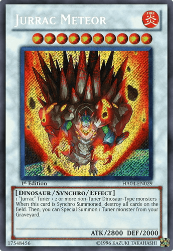 Jurrac Meteor - HA04-EN029 Secret Rare 1st Edition
