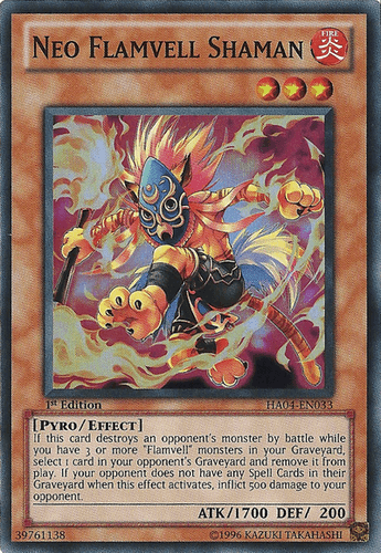 Neo Flamvell Shaman - HA04-EN033 Super Rare Unlimited