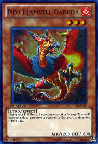 Neo Flamvell Garuda - HA04-EN034 Super Rare Unlimited