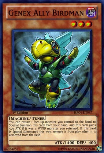 Genex Ally Birdman - HA04-EN037 Super Rare Unlimited
