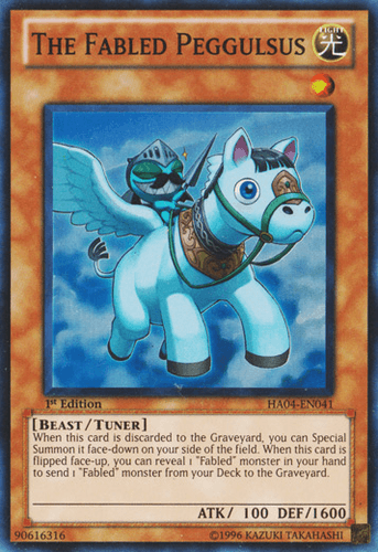 The Fabled Peggulsus - HA04-EN041 Super Rare Unlimited