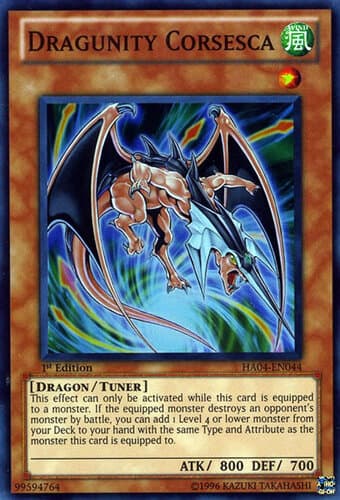 Dragunity Corsesca - HA04-EN044 Super Rare Unlimited