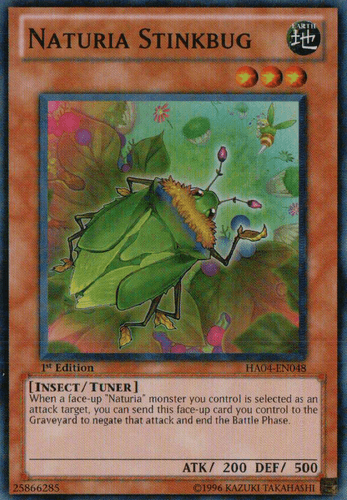 Naturia Stinkbug - HA04-EN048 Super Rare Unlimited