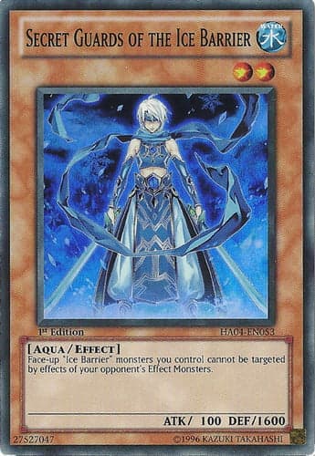 Secret Guards of the Ice Barrier - HA04-EN053 Super Rare Unlimited