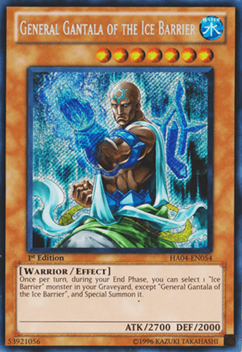 General Gantala of the Ice Barrier - HA04-EN054 Secret Rare 1st Edition
