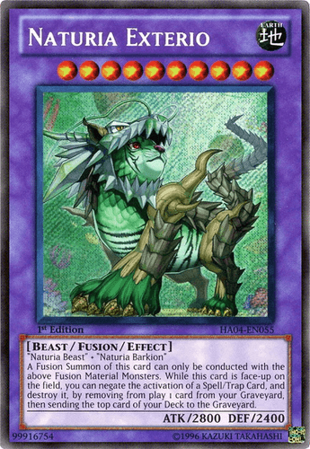 Naturia Exterio - HA04-EN055 Secret Rare 1st Edition