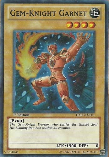 Gem-Knight Garnet - HA05-EN001 Super Rare Unlimited
