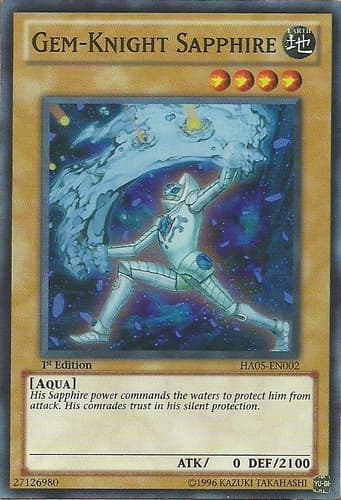 Gem-Knight Sapphire - HA05-EN002 Super Rare Unlimited