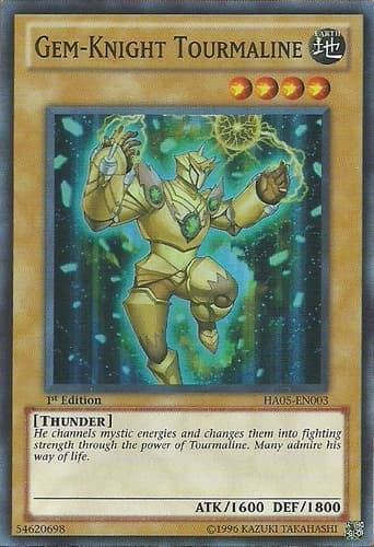 Gem-Knight Tourmaline - HA05-EN003 Super Rare Unlimited