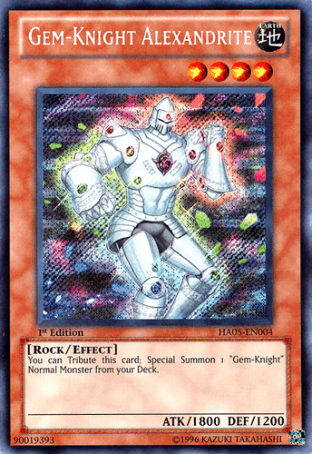 Gem-Knight Alexandrite - HA05-EN004 Secret Rare 1st Edition