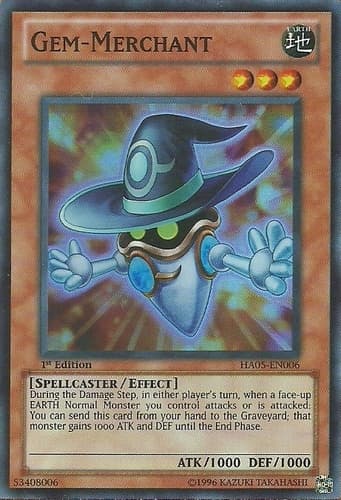 Gem-Merchant - HA05-EN006 Super Rare 1st Edition