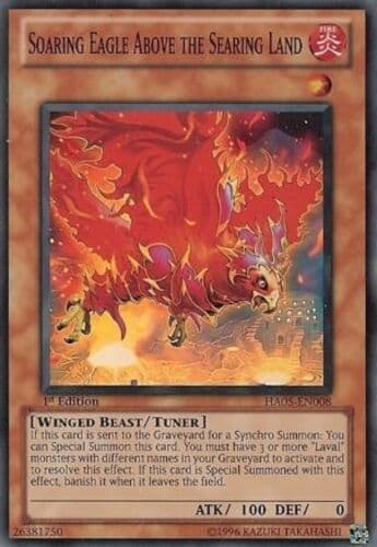 Soaring Eagle Above the Searing Land - HA05-EN008 Super Rare Unlimited