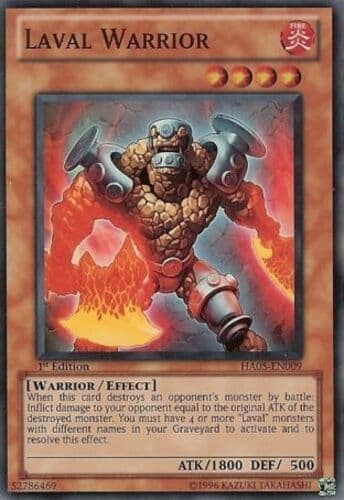 Laval Warrior - HA05-EN009 Super Rare 1st Edition