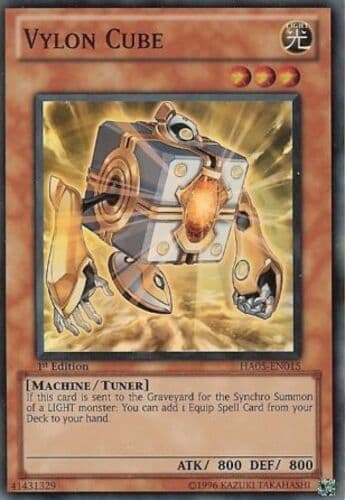 Vylon Cube - HA05-EN015 Super Rare 1st Edition