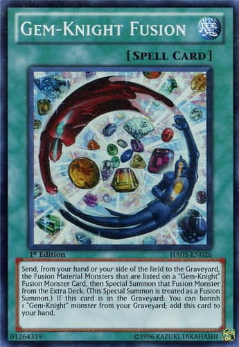 Gem-Knight Fusion - HA05-EN026 Super Rare 1st Edition