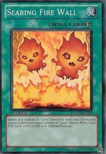 Searing Fire Wall - HA05-EN027 Super Rare Unlimited