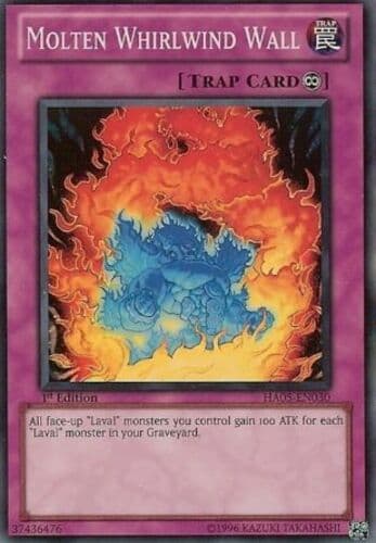 Molten Whirlwind Wall - HA05-EN030 Super Rare Unlimited