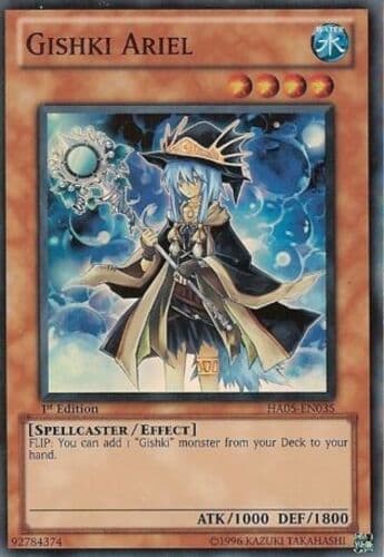 Gishki Ariel - HA05-EN035 Super Rare Unlimited