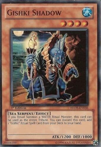 Gishki Shadow - HA05-EN036 Super Rare Unlimited