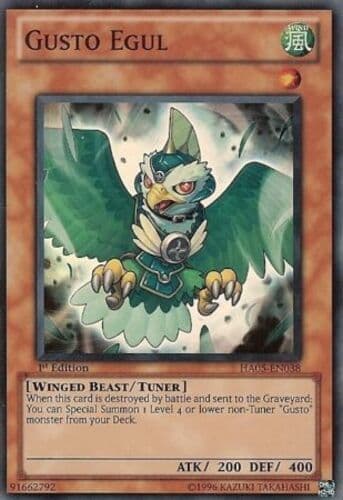 Gusto Egul - HA05-EN038 Super Rare Unlimited