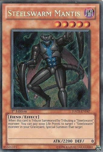 Steelswarm Mantis - HA05-EN047 Secret Rare Unlimited