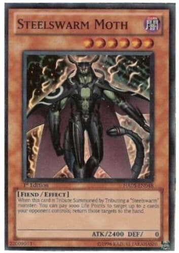 Steelswarm Moth - HA05-EN048 Super Rare 1st Edition