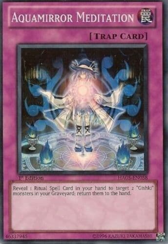 Aquamirror Meditation - HA05-EN058 Super Rare 1st Edition