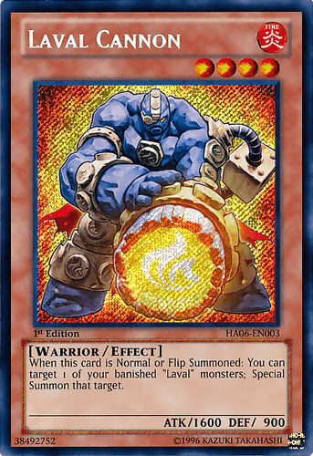 Laval Cannon - HA06-EN003 Secret Rare Unlimited