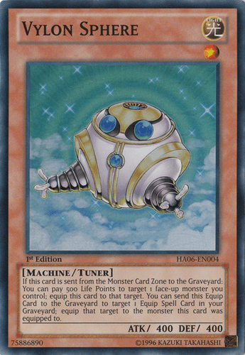 Vylon Sphere - HA06-EN004 Super Rare 1st Edition
