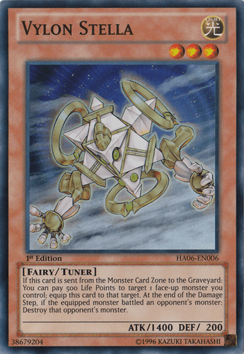 Vylon Stella - HA06-EN006 Super Rare 1st Edition