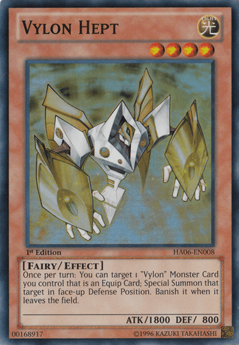 Vylon Hept - HA06-EN008 Super Rare 1st Edition