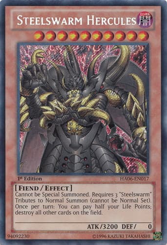 Steelswarm Hercules - HA06-EN017 Secret Rare Unlimited