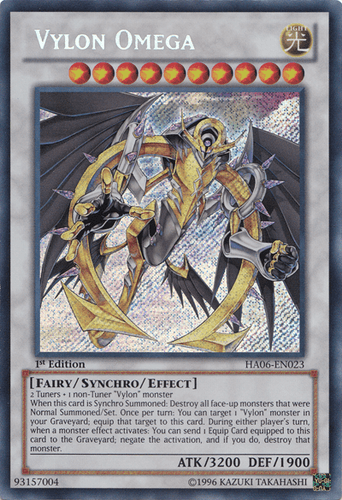 Vylon Omega - HA06-EN023 Secret Rare 1st Edition