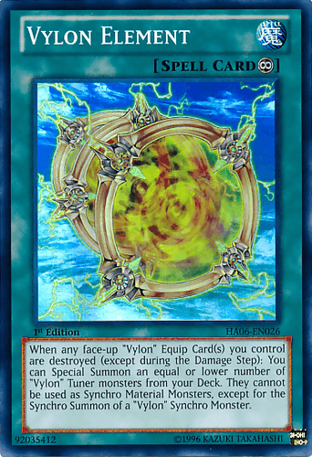 Vylon Element - HA06-EN026 Super Rare 1st Edition