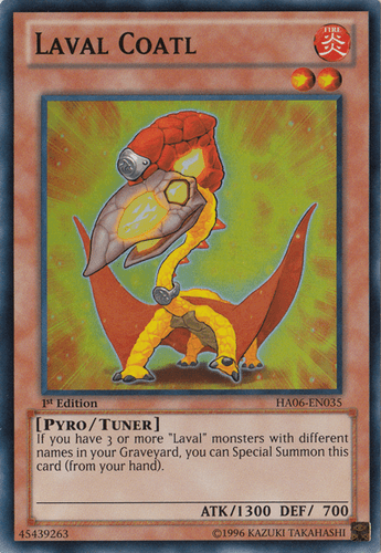 Laval Coatl - HA06-EN035 Super Rare Unlimited