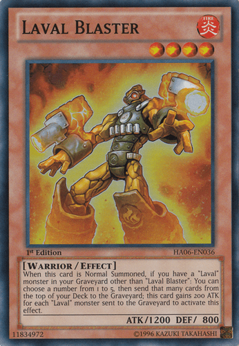 Laval Blaster - HA06-EN036 Super Rare Unlimited