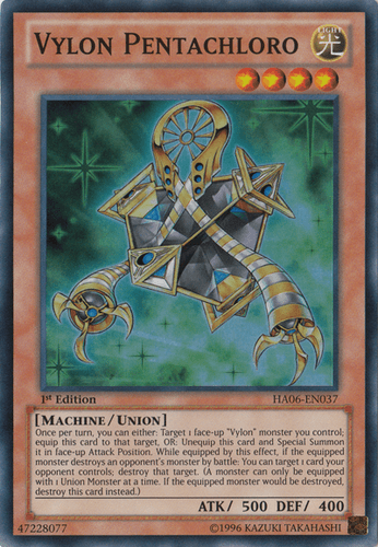 Vylon Pentachloro - HA06-EN037 Super Rare Unlimited