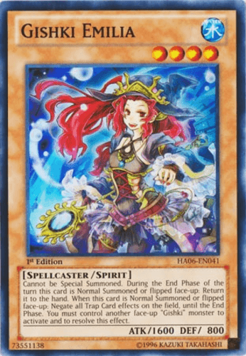 Gishki Emilia - HA06-EN041 Super Rare Unlimited