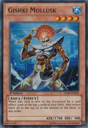 Gishki Mollusk - HA06-EN042 Super Rare Unlimited