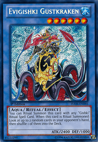 Evigishki Gustkraken - HA06-EN046 Secret Rare 1st Edition