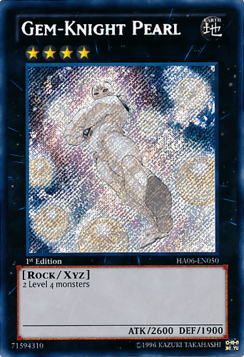 Gem-Knight Pearl - HA06-EN050 Secret Rare 1st Edition