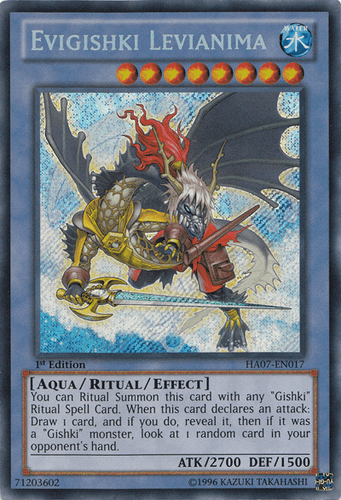 Evigishki Levianima - HA07-EN017 Secret Rare 1st Edition