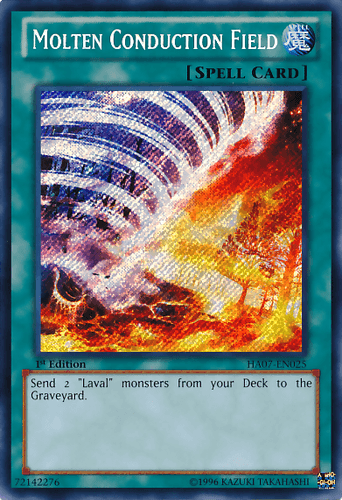 Molten Conduction Field - HA07-EN025 Secret Rare Unlimited