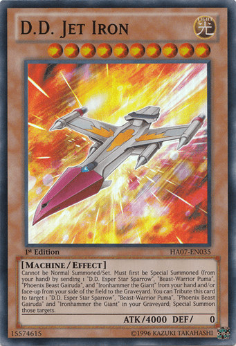 D.D. Jet Iron - HA07-EN035 Super Rare Unlimited